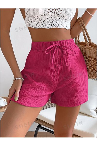 MOONBULL Rosa Shorts mit Taillenbändern