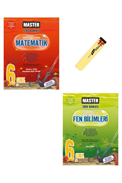 Okyanus Yayınları 6. Sınıf Master Matematik ve Fen Bilimleri Soru Bankası