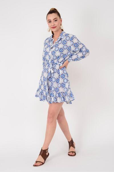 Park Moda AN10602 ГЕОМЕТРИЧНИЙ ВЗОР КОРОТКА СУКНЯ