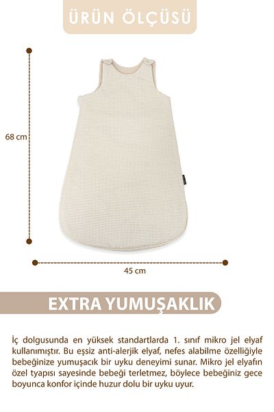 mordesign Newborn Muslin Swaddle Baby Sleeping Bag - 100% Cotton, Wearable Blanket, Sleeper Series