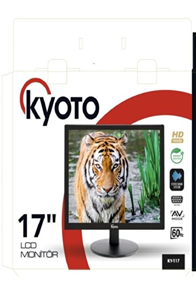 Genel Markalar Ky-117 17'' Hd Led Cctv Monıtör Vga-hdmı-rca Girişli Hoparlörlü