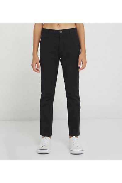 Aeropostale Boys's Black Plain Pants