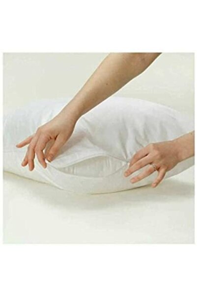 HOMEPLUS Fermuarlı Iç Yastık Mitili 50x70cm %100 Pamuk (BEYAZ RENK)