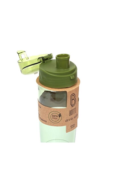 B BOTT'L Tritan Kırılmaz Matara 650ml - Tritan Kırılmaz Suluk 650ml Camry Yeşil