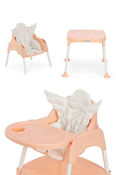 Wellgro Angel Melek Kanatlı Çalışma Masalı Somon Mama Sandalyesi -çift Pedli