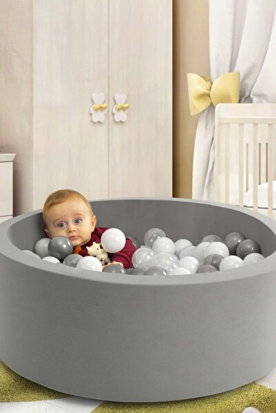 Wellgro Bubble Pops Sünger Top Havuzu Gri