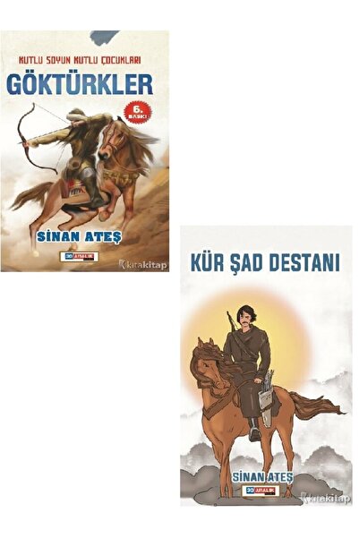Kronik Kitap GöktürklerKür Şad Destanı  Sinan Ateş 2 KİTAP SET