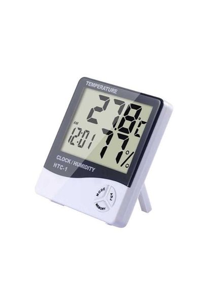 Arduino HTC-1 Digital Clock Thermometer - Temperature and Humidity Meter