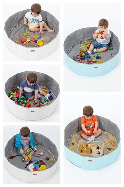 Wellgro Katlanır Aktivite Ve Top Havuzu, 150 Toplu - Pembe