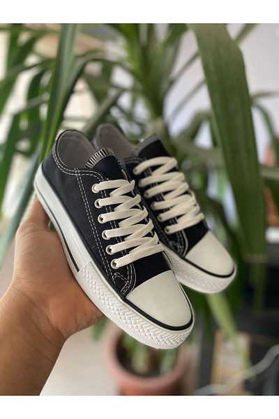 STARYOU STORE Pantofi casual CNV, unisex, negru, scurt, din in - Pantofi sport