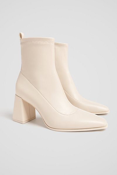 Stradivarius Heeled Stretch Boots