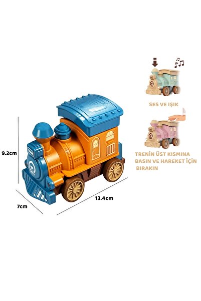 Nilly Toys Pilli Işıklı ve Müzikli Bas Gitsin Bebek Treni