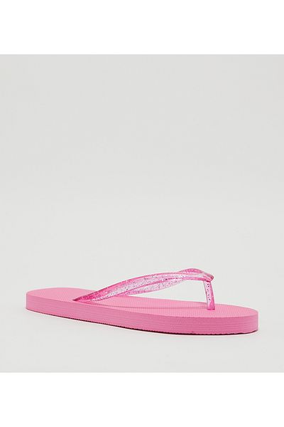 Aeropostale شبشب نسائي وردي عادي