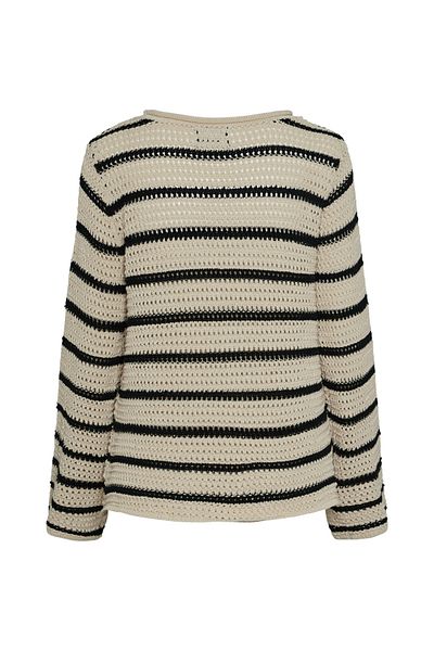 PIECES PCNESKA LS Strickpullover mit Rundhalsausschnitt