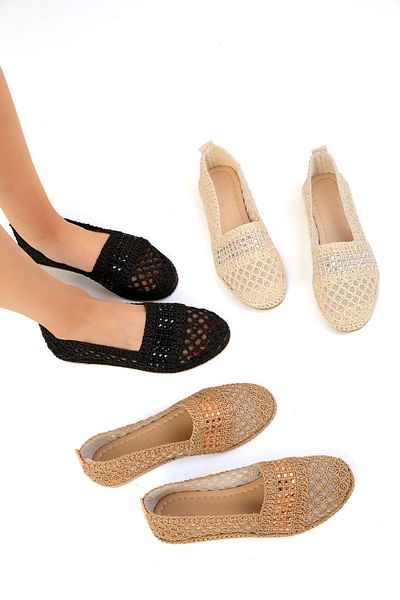 SOHO 19340 Model Black Women's Ballerinas
