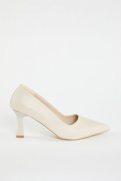 TRENDYOL SHOES Beige Stiletto - Women's High Heel Shoes TAKSS24TO00012