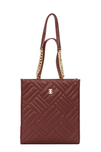 Pierre Cardin Weinrote Damen-Umhängetasche 05PO22K1626