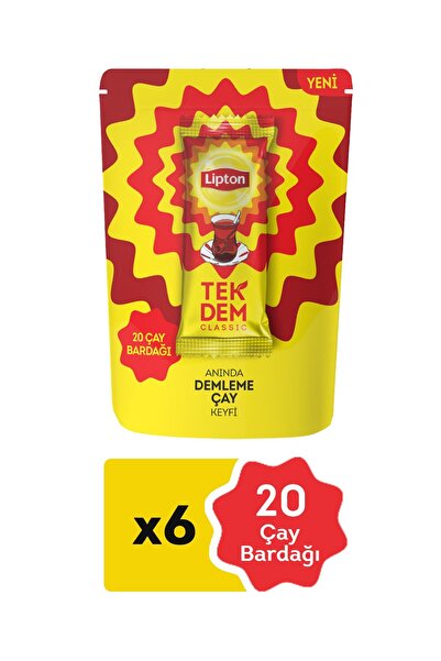 Lipton Anında Çay Tek Dem Klasik 10 Lu Paket X 6