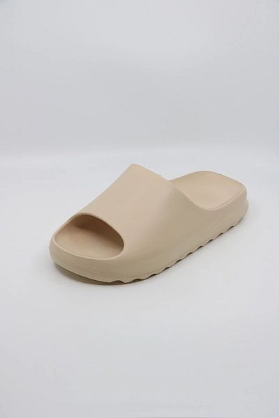 stilfest Unisex Light Brown Sabo - Daily Comfortable Balcony Garden Pool Beach Slippers