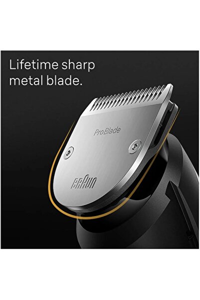 Braun Beard Trimmer Seies 9 Lifetime sharp ProBlade, ProWheel 40 Lengths, 180min Runtime - BT 9420