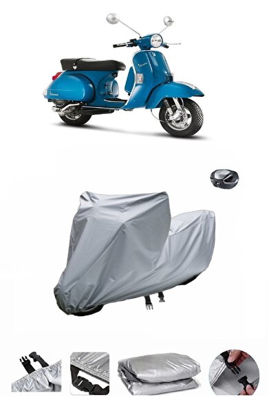 BODYGARD Vespa PX 200 - مشمع دراجة نارية سميك للغاية ومتوافق مع حقيبة الخلف