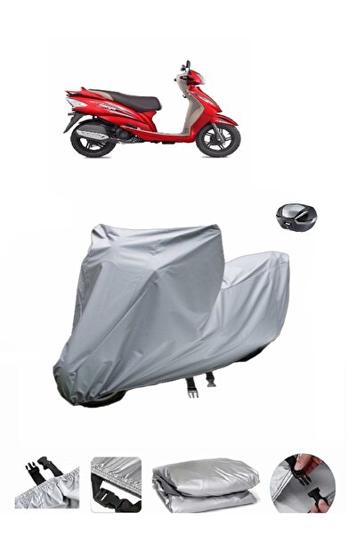 BODYGARD دراجة نارية سميكة للغاية من TVS Wego - مشمع متوافق مع الحقيبة الخلفية