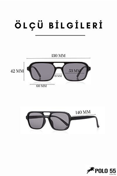 Polo55 Dámské sluneční brýle Mod Pilot Midi Brown