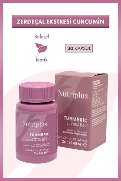 Farmasi Nutriplus Zerdeçal Ekstresi Curcumin 30 Kapsül