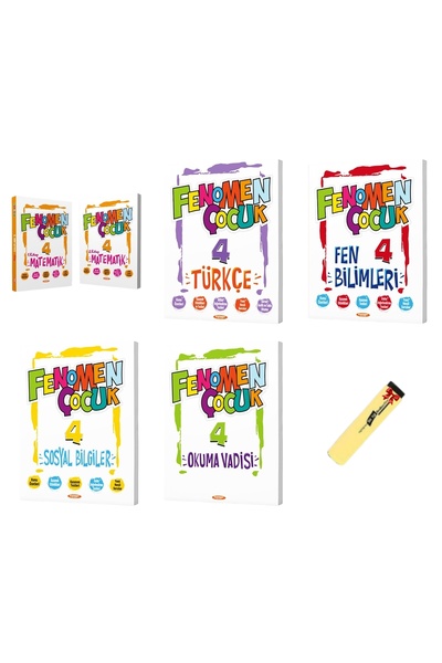 Fenomen Yayıncılık Fenomen Çocuk 4. Sınıf Matematik Türkçe  Fen Bilimleri Sos...