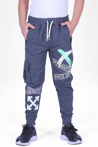 PANİO KİDS Pachet de 2 pantaloni de trening pentru băieți, imprimați și cu fermoar, din colecția X