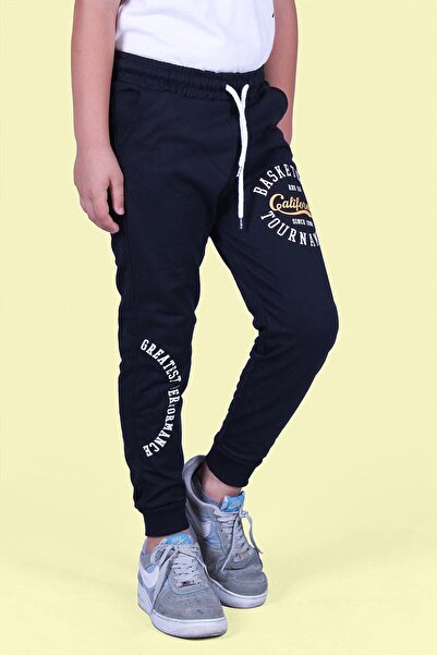 PANİO KİDS Μαύρο φούτερ με διπλή τσέπη για αγόρι με στάμπα μπάσκετ