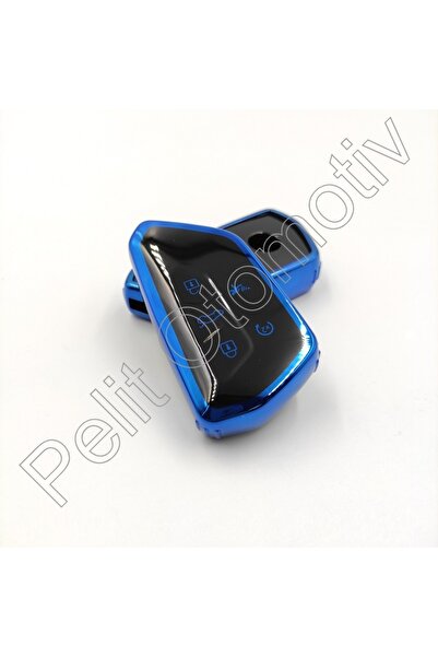 PELİTOTOMOTİV Husa pentru chei Skoda Octavia A8 2021+ Superlux Blue (străluci...