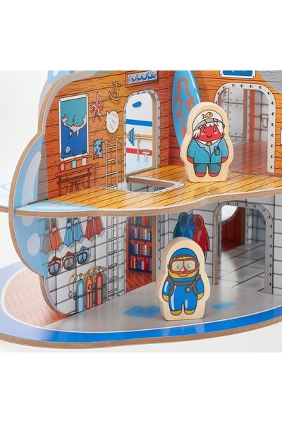 IKEA BLÅVINGAD submarine game set multi-colored 11 pieces