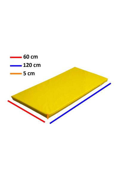 Genel Markalar 60x120x5 Cm Çocuk Jimnastik Minderi (PVC)
