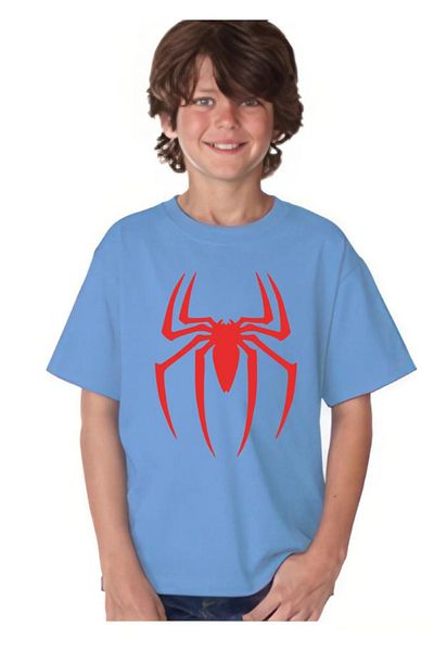 Evomind Tricou unisex pentru copii cu imprimeu Red Spider