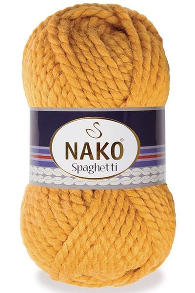NAKO Byrsim Spaghetti El Örgü İpi Κωδικός/Χρώμα: Hardal 941 Byrnew
