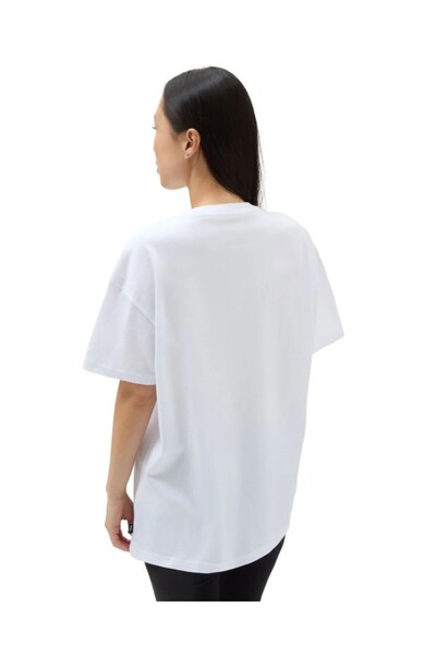Vans Flying Oversized D Women's White T-Shirt - Vn0A7Yutwht1