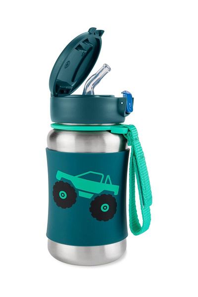 Skip Hop New Season Spark Style - Stainless Steel Water Bottle with Straw