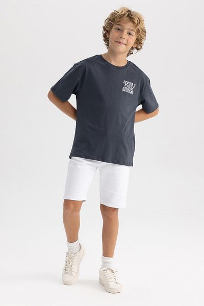 DeFacto Boy - Crew Neck Printed Oversize T-Shirt A6412a823sm