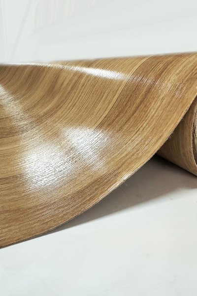 SNORDU Keçeli Kalın - Yer Döşemesi Mineflo Pvc Zemin Kaplama Kahve Ahşap Dese...