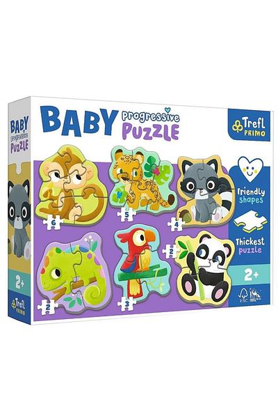 Vardem PUZZLE-44005 Exotic Animals Baby Puzzle