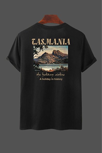 oneagılyazı Oversize kroj Tasmanija Štampano T-shirt
