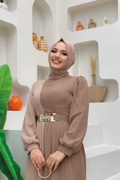 Bym Fashion Φόρεμα Mink - Μοντέλο 3806-1