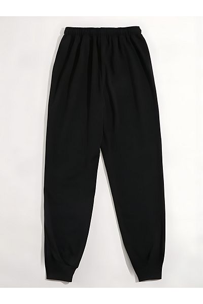 BEETON Ψηλόμεσο Jogger Sweatpants - Λαστιχένιο πόδι, χωρίς στάμπα
