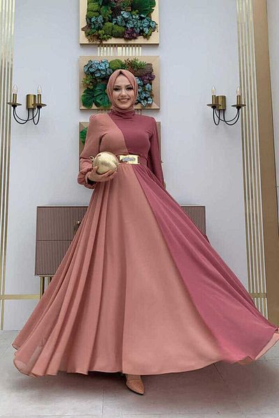 Bym Fashion Φόρεμα 3806-1 Μοντέλο αποξηραμένο τριαντάφυλλο