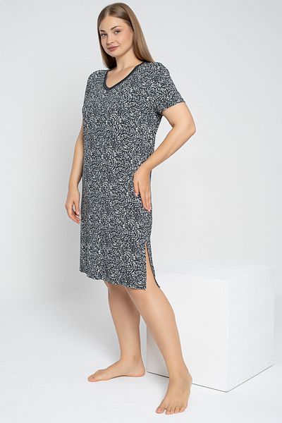 shefox Γυναικείο νυχτικό Confeo Viscose - Oversize Cut, Κοντό μανίκι