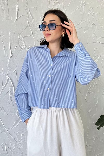 Poliyance Design de cămașă Karla Blue