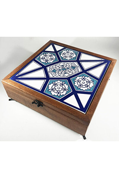 Çini Evi صندوق مجوهرات خشبي - هدية للسيدات