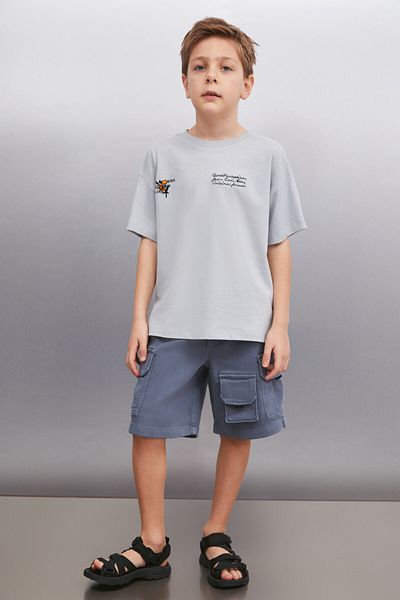 GRIMELANGE BALFOUR Men's Gray T-Shirt - Stylish and Comfortable Design