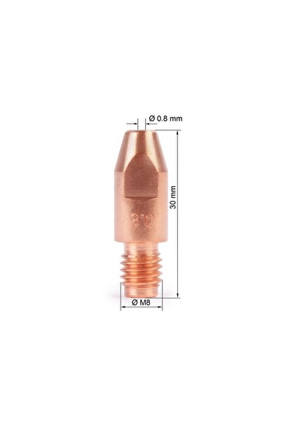 oskonweld m8x0.8mm ecu meme (20 adet)